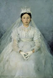 The Young Communicant, 1875